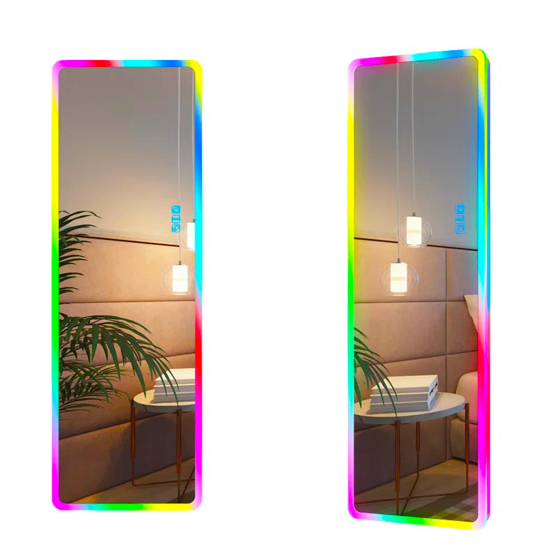 "Shine Bright: Discover Our Sleek Flat LED Mirror!"