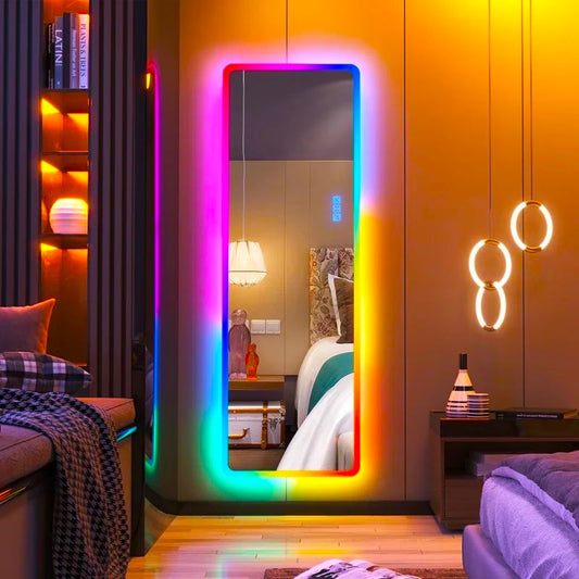 "Shine Bright: Discover Our Sleek Flat LED Mirror!"