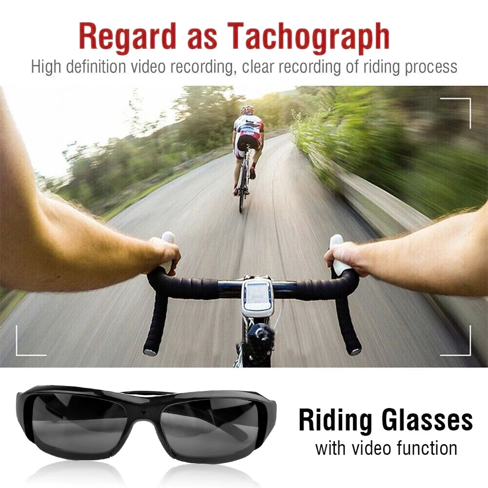 Capture Every Moment with 1080P HD Camera Glasses - Perfect for Adventures, Driving, and Cycling! 📸🚴‍♂️🌟